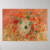 Nasturtiums (1905) van Odilon Redon Poster (Voorkant)