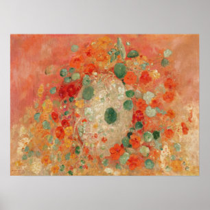 Nasturtiums van Odilon Redon  Floral Poster