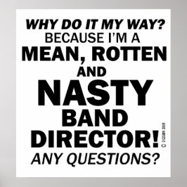 Nasty Band Director Poster