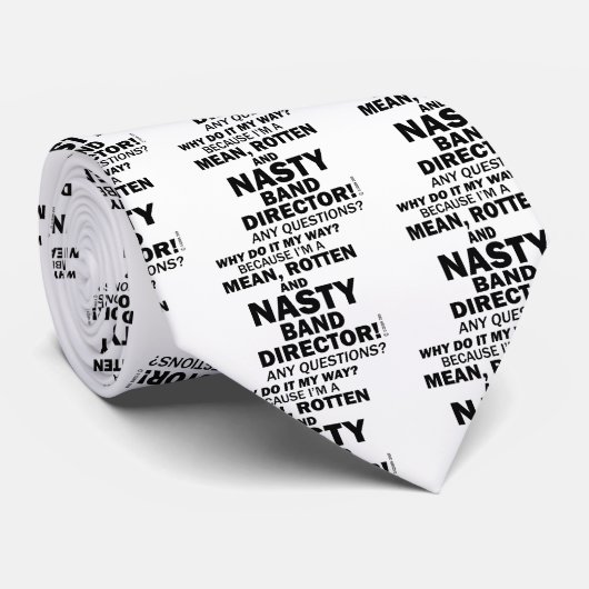 Nasty Band Director Stropdas (Opgerold)