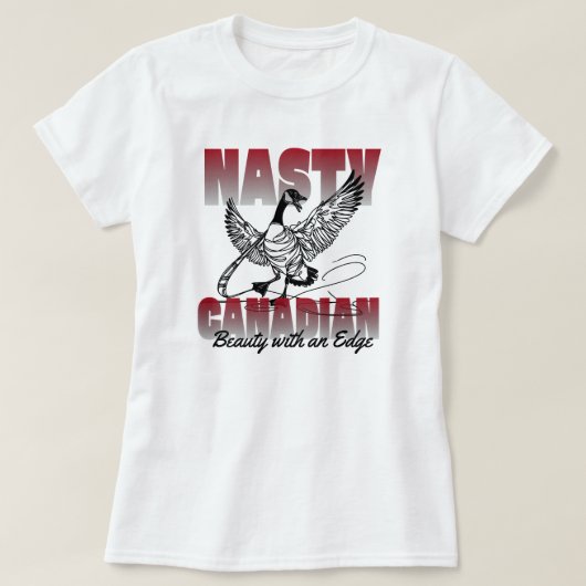Nasty Canadian Canada Goose T-shirt (Design voorkant)