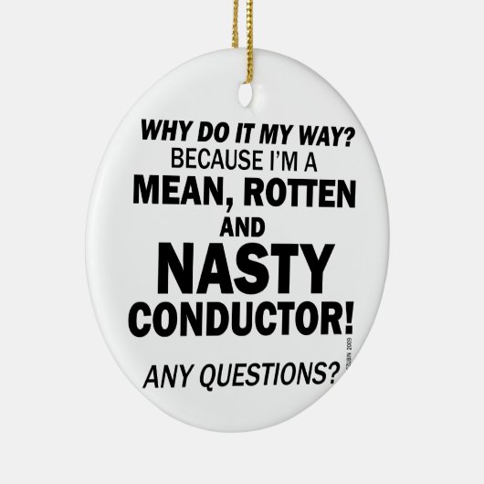 Nasty-geleider Keramisch Ornament (Rechts)