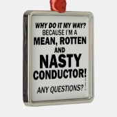 Nasty-geleider Metalen Ornament (Rechts)