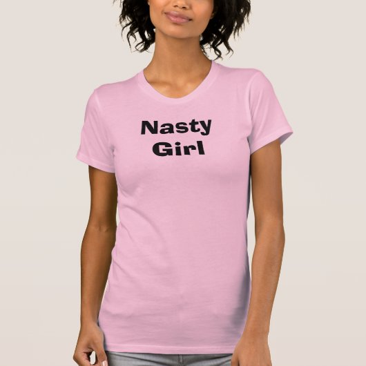 Nasty Girl Pink Tanktop (Voorkant)