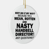 Nasty Handbell Directeur Keramisch Ornament (Rechts)