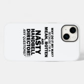 Nasty Handbell Director Hoesje-Mate iPhone Case (Achterkant (horizontaal))