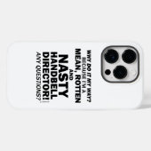 Nasty Handbell Director Hoesje-Mate iPhone Case (Achterkant (horizontaal))