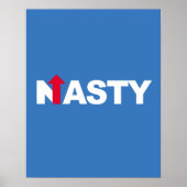 NASTY HILLARY — Presidential Election 2016 — whit Poster (Voorkant)