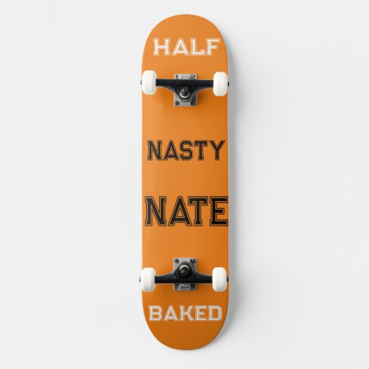 Nasty Nate Persoonlijk Skateboard (Voorkant)
