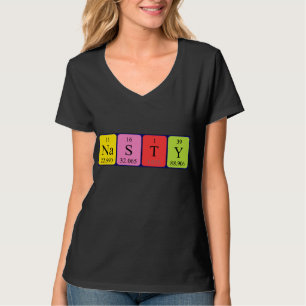 Nasty periodieke lijstnaam shirt