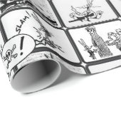 Nasty Rabbit hitchcover scènes voor het verpakken  Cadeaupapier (Rol Hoek)