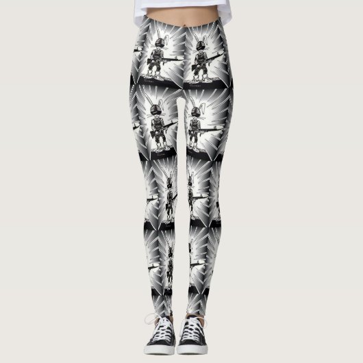 Nasty Rabbit RABBIT RESCUE MISSIE leggings! Leggings (Voorkant)