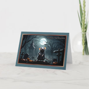 Nasty Rat Halloween Kaart