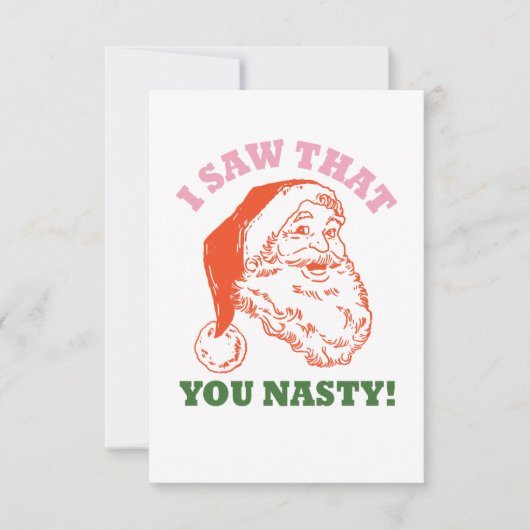 Nasty Santa, dat zag ik. (Voorkant)