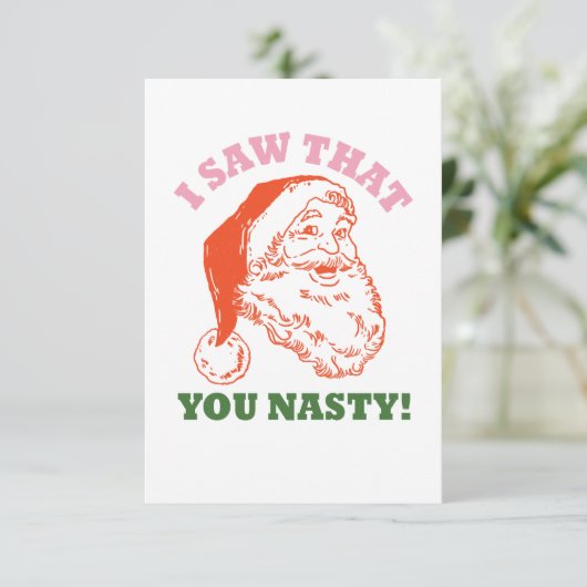 Nasty Santa, dat zag ik. (Staand voorkant)