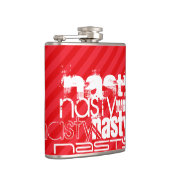 Nasty; Scarlet Red Stripes Heupfles (Rechts)