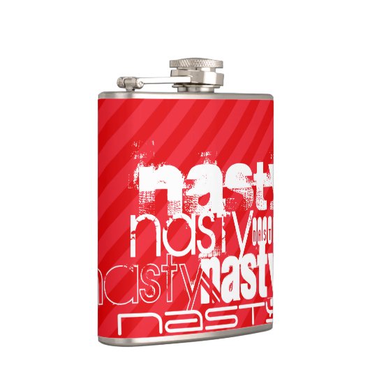 Nasty; Scarlet Red Stripes Heupfles (Rechts)