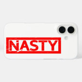 Nasty Stamp Case-Mate iPhone Case (Achterkant (horizontaal))