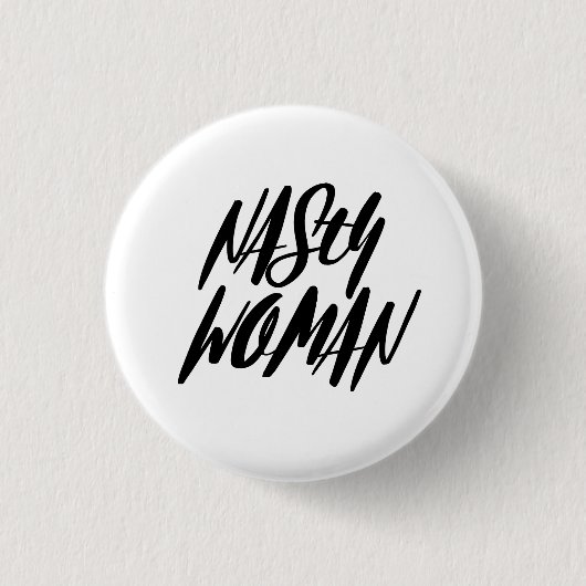 NASTY VROUW Button (Voorkant)