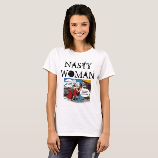 Nasty-vrouw in shirt (Voorkant volledig)