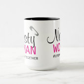 NASTY VROUW - Safety Pin - Sterker samen Mok (Midden)