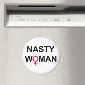 Nasty Vrouw Stemmen Ronde Magnet (Insitu (Vaatwasser))