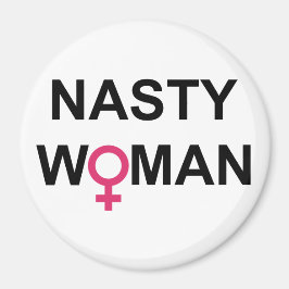 Nasty Vrouw Stemmen Ronde Magnet