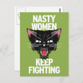 Nasty Vrouwen blijven strijden tegen Briefkaart (Voorkant / Achterkant)
