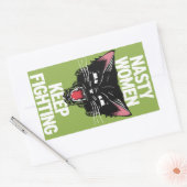 Nasty vrouwen blijven vechten Sticker rechthoek (Envelop)