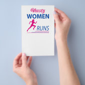 Nasty vrouwen lopen flyer (Hand)
