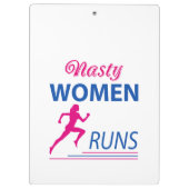 Nasty vrouwen lopen klembord (Achterkant)