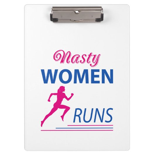 Nasty vrouwen lopen klembord (Voorkant)