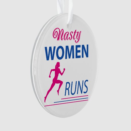 Nasty vrouwen lopen ornament (voorkant)