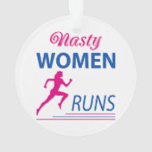 Nasty vrouwen lopen ornament (achterkant)