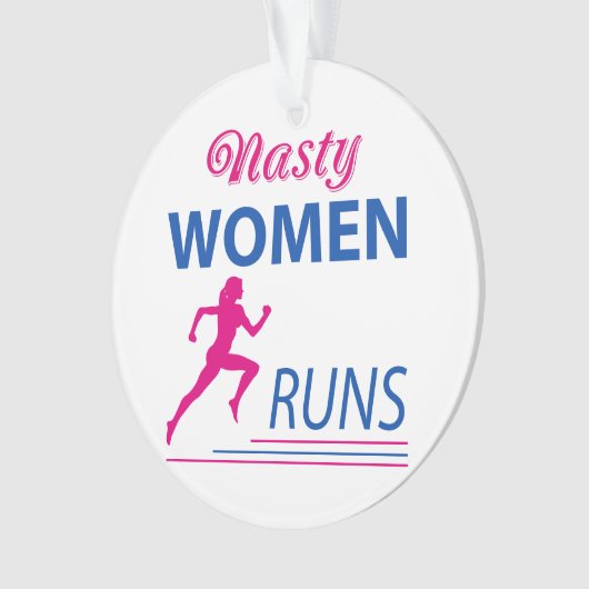Nasty vrouwen lopen ornament (voorkant)
