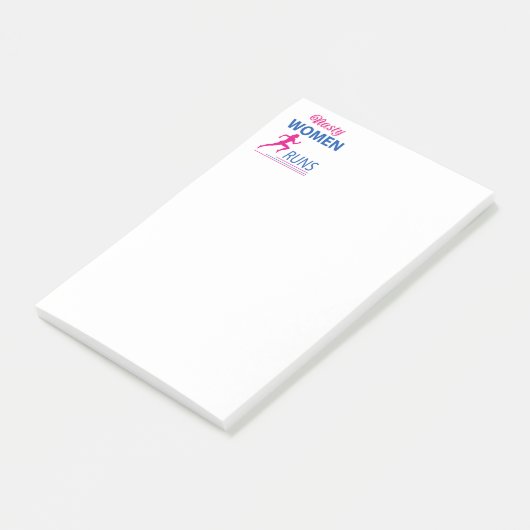 Nasty vrouwen lopen post-it® notes (Schuin)