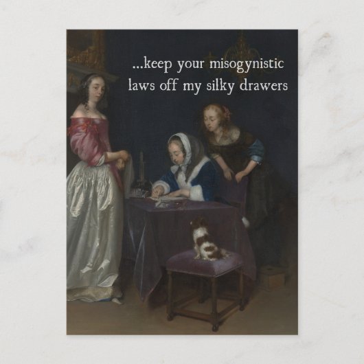 Nasty vrouwen schrijven naar GOP Briefkaart (Voorkant)