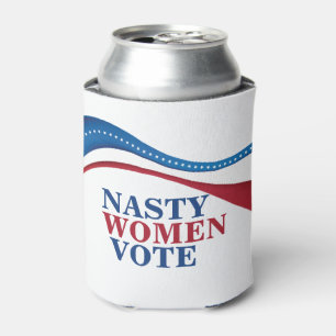 Nasty vrouwen stemmen feministisch politiek blikjeskoeler