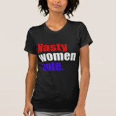 Nasty vrouwen stemmen. Fine Jersey T-shirt (Voorkant)