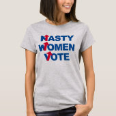 NASTY VROUWEN STEMMING T-SHIRT (Voorkant)