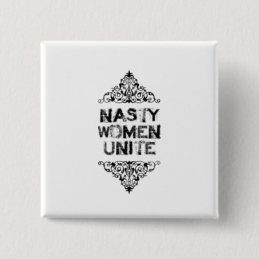 Nasty Vrouwen verenigen Button (Voorkant)