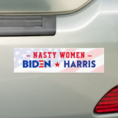 NASTY VROUWEN VOOR JOE BIDEN & KAMALA HARRIS 2020 BUMPERSTICKER (Op auto)