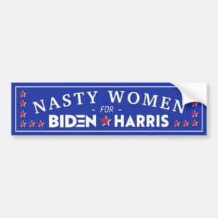 NASTY VROUWEN VOOR JOE BIDEN & KAMALA HARRIS 2020 BUMPERSTICKER