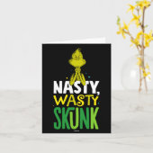 Nasty Wasty Skunk Kaart (Gele Bloem)