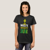 Nasty Wasty Skunk T-shirt (Voorkant volledig)