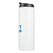 "Nasty Woman" blauw wit Thermosbeker (Geroteerd rechts)