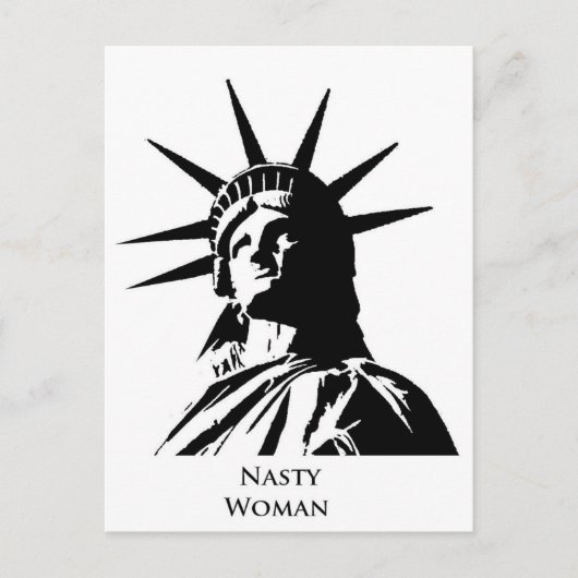 Nasty Woman Briefkaart (Voorkant)