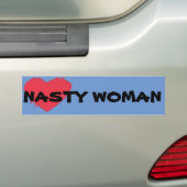 Nasty Woman bumper sticker (Op auto)