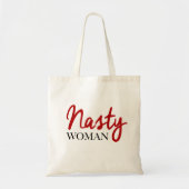 Nasty Woman canvas tas (Voorkant)