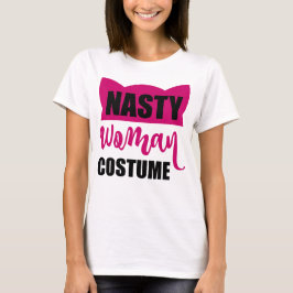 Nasty Woman Costume Pink Pussy Cat Pet T-shirt